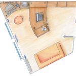 Arbeitszimmer Grundriss
