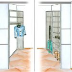 Begehbarer Mini-Schrank: Konzeptzeichnung für einen Nischenschrank