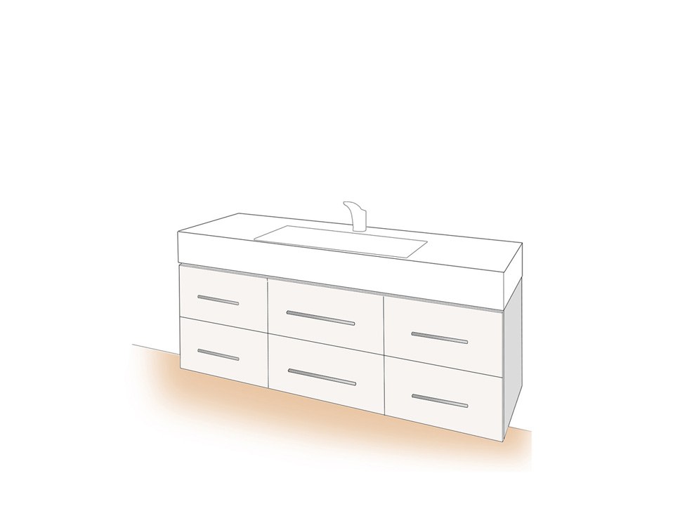 Waschtischunterschrank