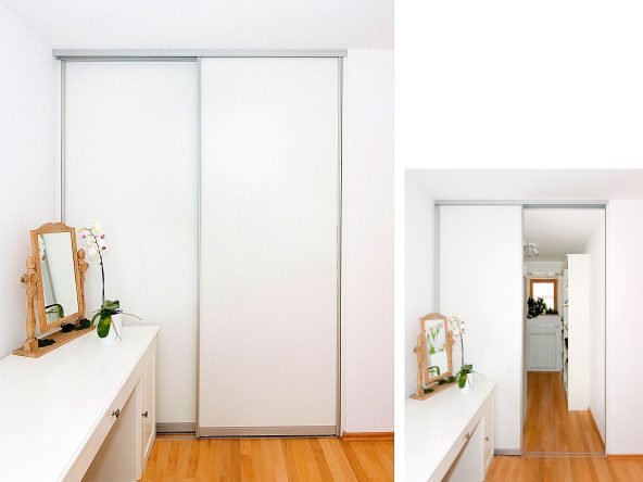 begehbarer Schiebetür-Kleiderschrank