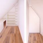 Regal und Schiebetüre als Raumteiler nach Maß