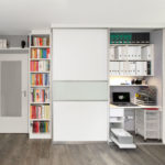 Büroschrank, Schiebetüreschrank, Druckerauszug