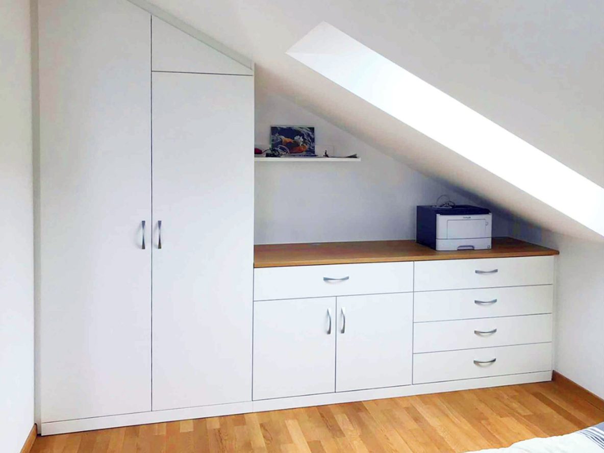 Dachschrägenschrank nach Maß urbana möbel München