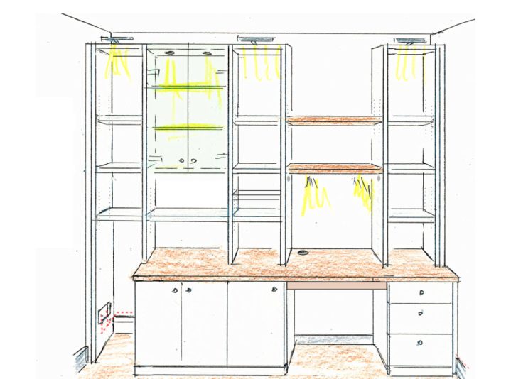 Zeichnung der Einrichtung